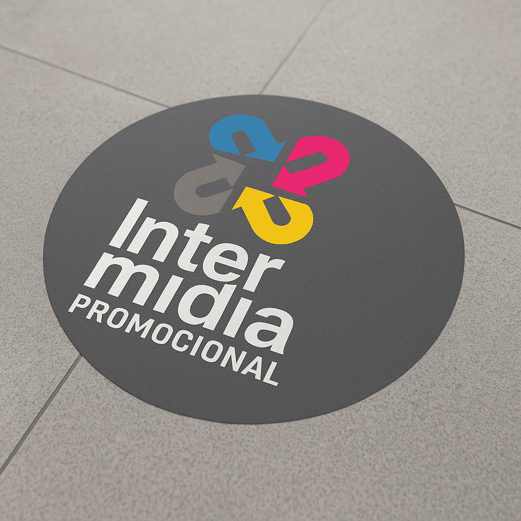 Adesivo de Piso Promocional Personalizado - Imagem 1